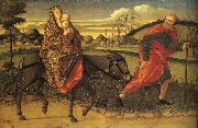 CARPACCIO, Vittore The Flight into Egypt fg oil painting reproduction